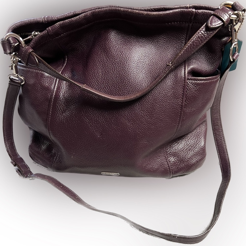 Coach hobo bag purple